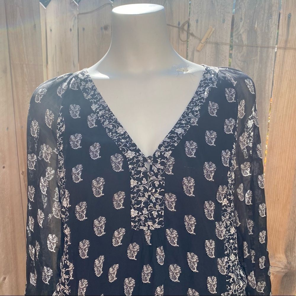 Joie Kessler Printed Silk Dress size medium - Picture 12 of 13